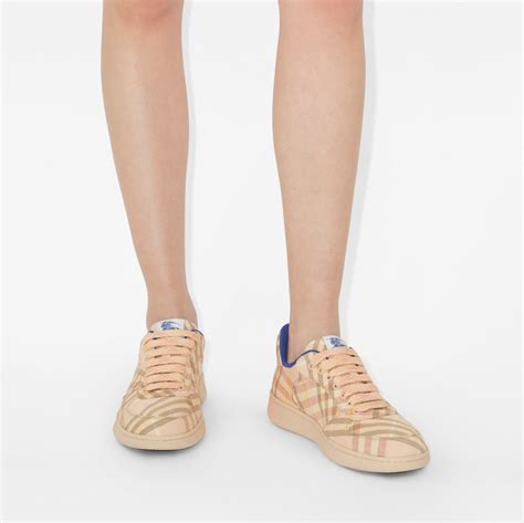 burberry sneakers thynne|Check Terrace Sneakers in Teacup .